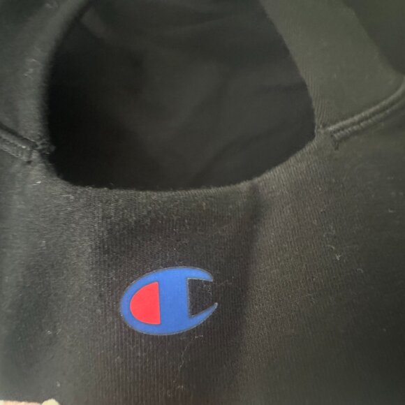 Champion Women's The Authentic Script Logo Sports Bra Black XL NWT - Picture 4 of 9